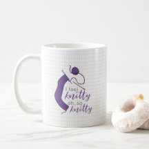 Lila fühle ich mich wie Knitty, so knett.