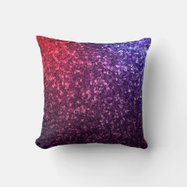 Lila funkelnd Glitzer Kissen
