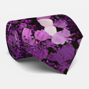 Lila Funkelnd Sequin Neck Tie Krawatte