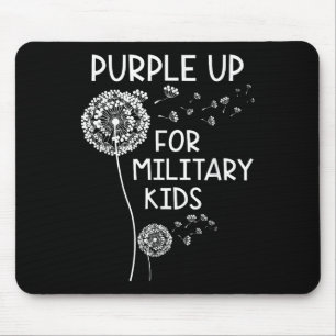 Lila für den Monat des Militärs für militärische K Mousepad