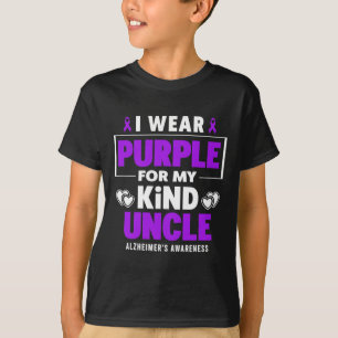 Lila für den Onkel Alzheimerheimer's Awarene T-Shirt