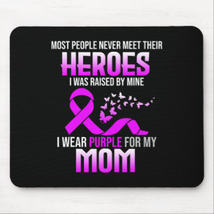 Lila für die Mama Bauchspeicheldrüsenkrebs Mousepad