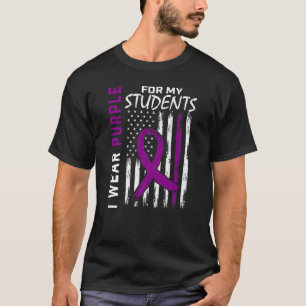 Lila für meine Schüler SPA Lehrerin Epilepsie Awar T-Shirt