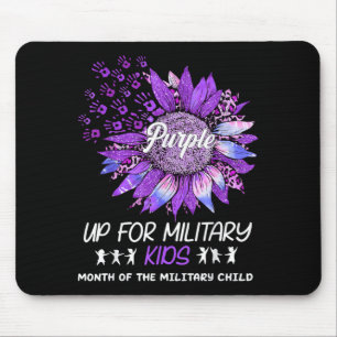Lila für Militär-Kinder - Sunflower Military Mousepad