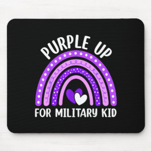 Lila für militärische Kinder Kleinkind Frauen Jung Mousepad