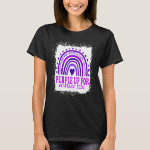 Lila für militärische Kinder Monat Militärkind R T-Shirt