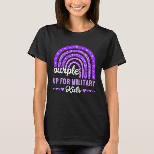 Lila für militärische Kinder Monat Militärkind R T-Shirt