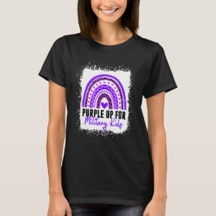 Lila für militärische Kinder Monat Militärkind R T-Shirt