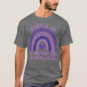 Lila für militärische Kinder Monat Militärkind T-Shirt