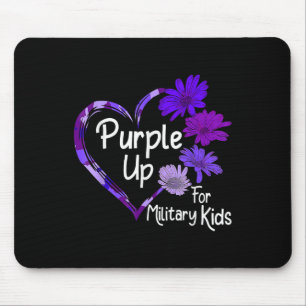 Lila für militärische Kinder Mousepad
