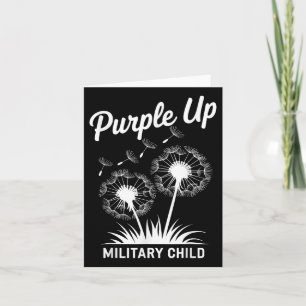 Lila für Militärkinder: Dandelion Military Chi Karte