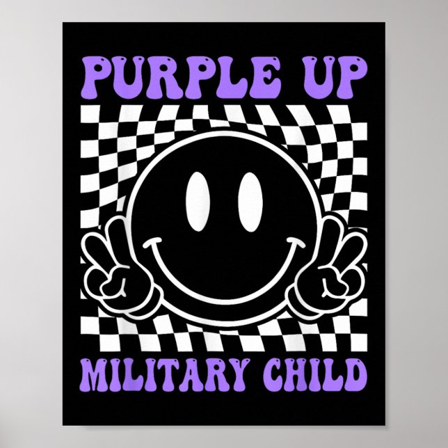 Lila für Militärkinder Poster (Vorne)