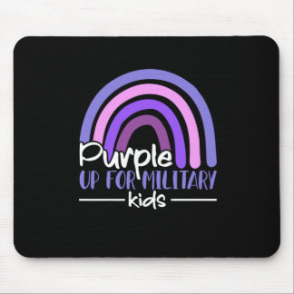 Lila für Militärkinder Rainbow Militär Mousepad