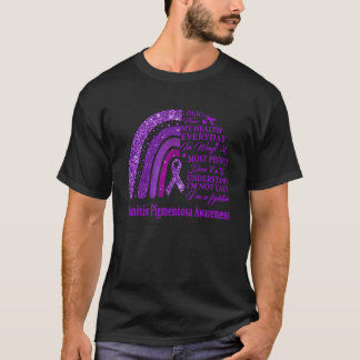 Lila für Retinitis Pigmentosa Bewusstsein W T-Shirt