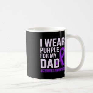 Lila für Vater Alzheimer's Awareness Ribbon G Kaffeetasse