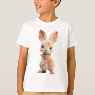 Lila Galaxie Gepunktetes Gepardenjunges Kinder T-Shirt