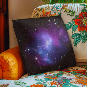 Lila Galaxie Himmelsraum Foto Kissen