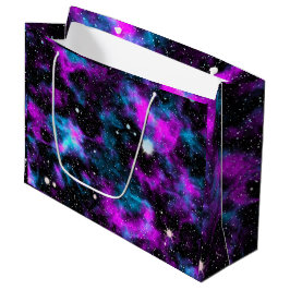Lila Galaxie-Kosmische Raumsonden Große Geschenktüte
