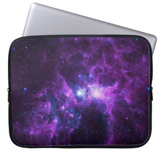 Lila Galaxie-Laptop-Hülse Laptopschutzhülle