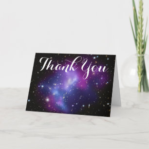 Lila Galaxienhaufen Danke