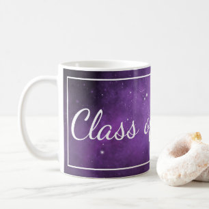 Lila Galaxy-Abschluss-Klasse der Tasse