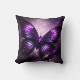 Lila Galaxy Schmetterling Kissenhülle Kissen