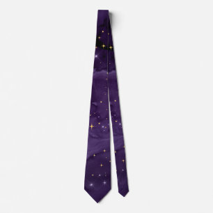 Lila Galaxy-Serien-Design 8 Krawatte