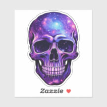 Lila Galaxy Skull