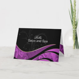 lila geblüht Business-Dankeschön-Karten Dankeskarte