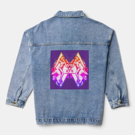 Lila Gedreht T&T-Angesagt Jeansjacke