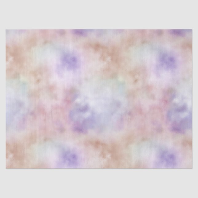 Lila Gefärbte Krawatte Rosa       Seidenpapier (Vorderseite)