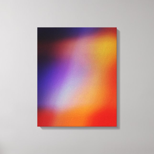 Lila-gelb-rot-orange-Abstrakte Canvas drucken Leinwanddruck (Vorderseite)