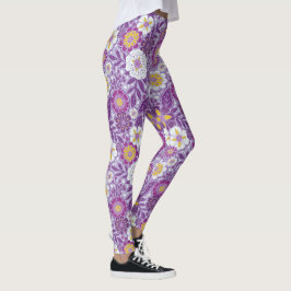 Lila, Gelb und Magenta Leggings