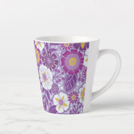 Lila, Gelb und Magenta Milchtasse