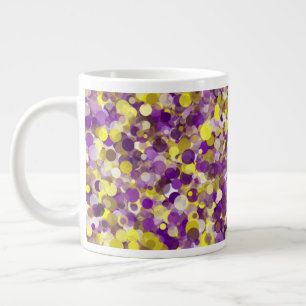 Lila Gelbe Punkt 20oz Tasse