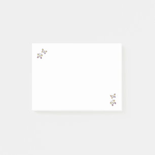 Lila Gelbe Schmetterlinge Post it Notes Post-it Klebezettel