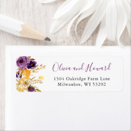 Lila Gelbes Goldflor