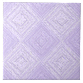 Lila, gelbes und weißes geometrisches Diamantenbad Fliese