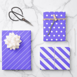Lila Gemusterte ideal für Matching Geschenkpapier Set