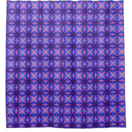 LILA GEOMETRISCHE ABSTRAKTE TITEL DUSCHVORHANG