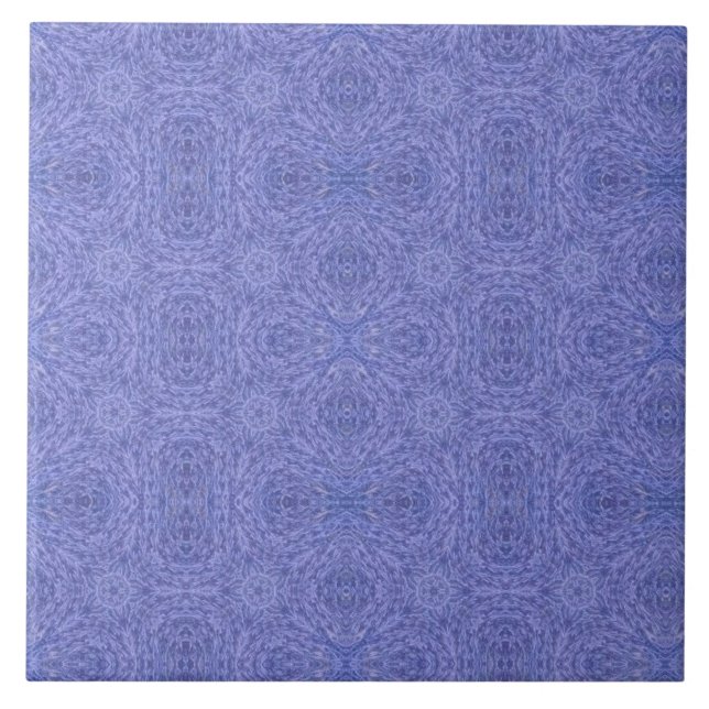 Lila geometrische Kunst Fliese (Vorderseite)