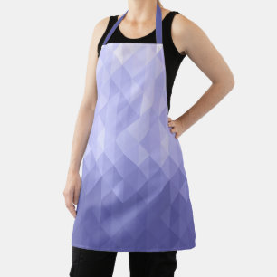 Lila geometrische Quadrate des violetten Dreiecks Schürze