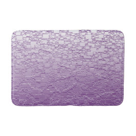Lila geometrisches Fliesendesign Ombre Badematte