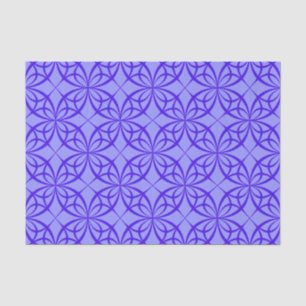 Lila geometrisches Stoffpapier Seidenpapier