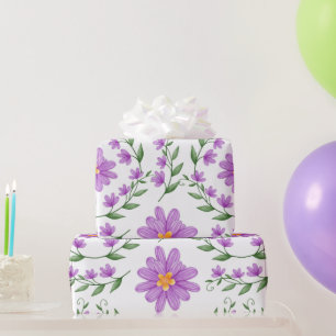 Lila Geschenkpapier
