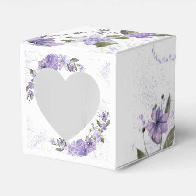 Lila Geschenkschachtel (Vorderseite)
