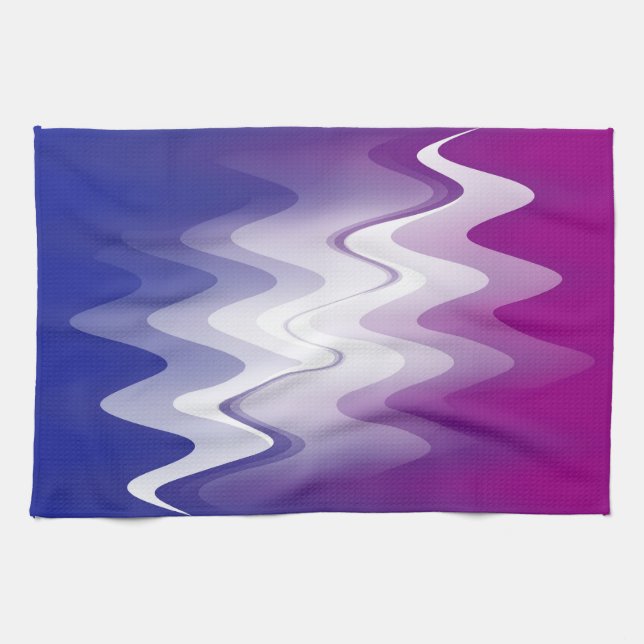 Lila Geschirrtuch (Horizontal)