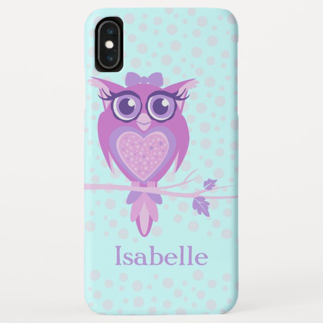 lila Gewässer niedliche Whimose Case-Mate iPhone Hülle (Rückseite)