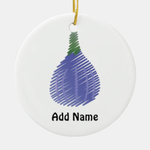 Lila gezeichnete Abb Keramik Ornament
