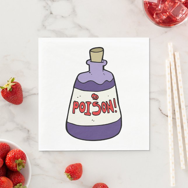 Lila Giftflasche Serviette (Von Creator hochgeladen)